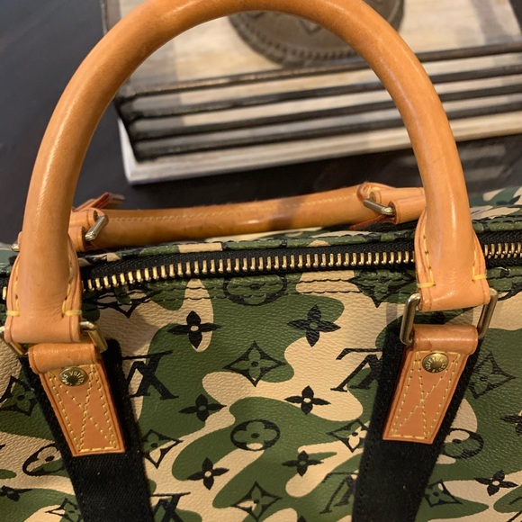 Louis Vuitton Camouflage Speedy 35 - Picture 7 of 13